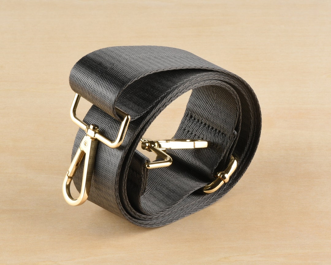 Dark Gray Nylon Bag Strap Adjustable Crossbody Strap Etsy