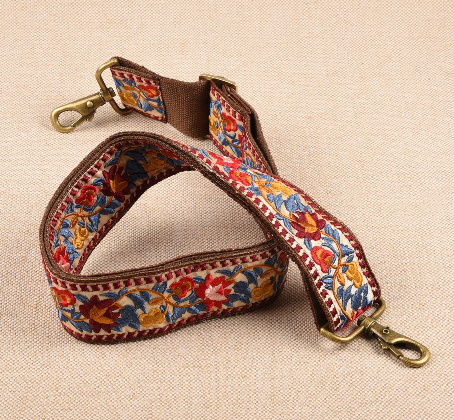 5cm wide Embroidered Bag Strap Adjustable Purse Strap Etsy