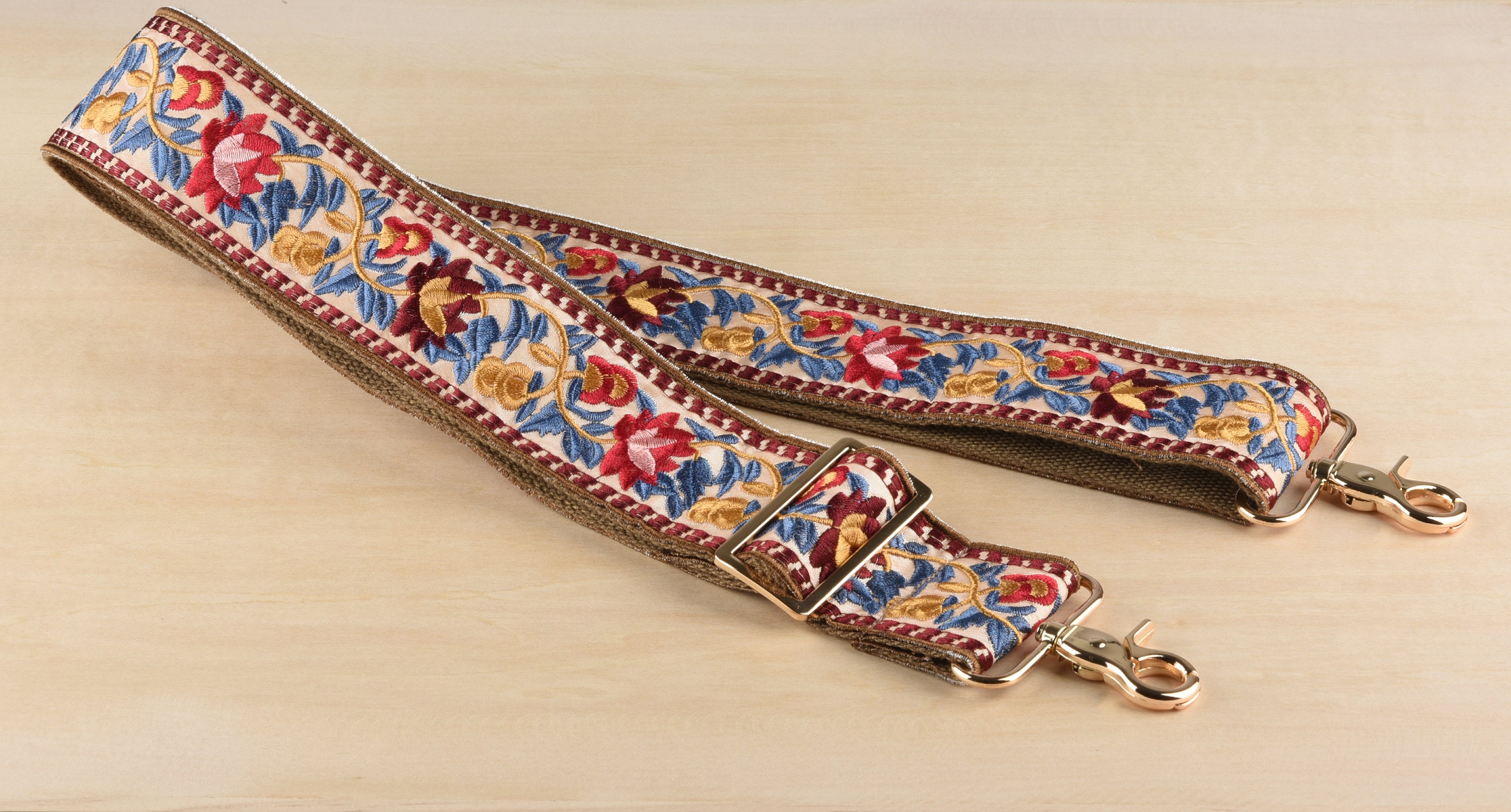 5cm Wide Embroidered Bag Strap Adjustable Purse Strap -  Norway