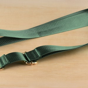 Green Adjustable Crossbody Bag Strap Nylon Belt image 2