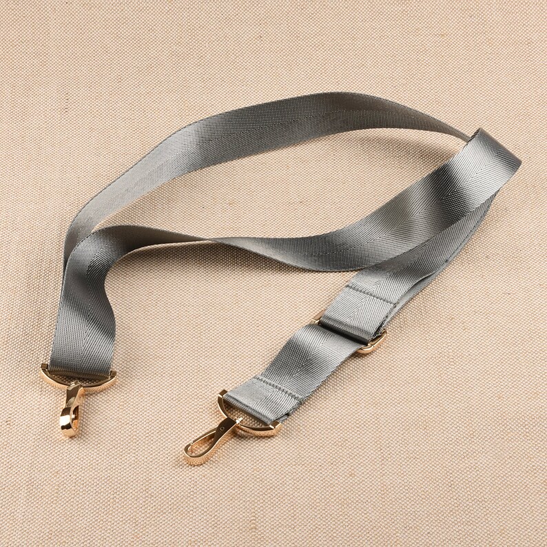 Gray Adjustable Crossbody Bag Strap Replacement Etsy