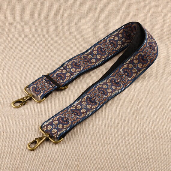 embroidered bag strap
