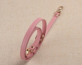 Pink Adjustable Faux Leather Strap Replacement Bag Purse Handles