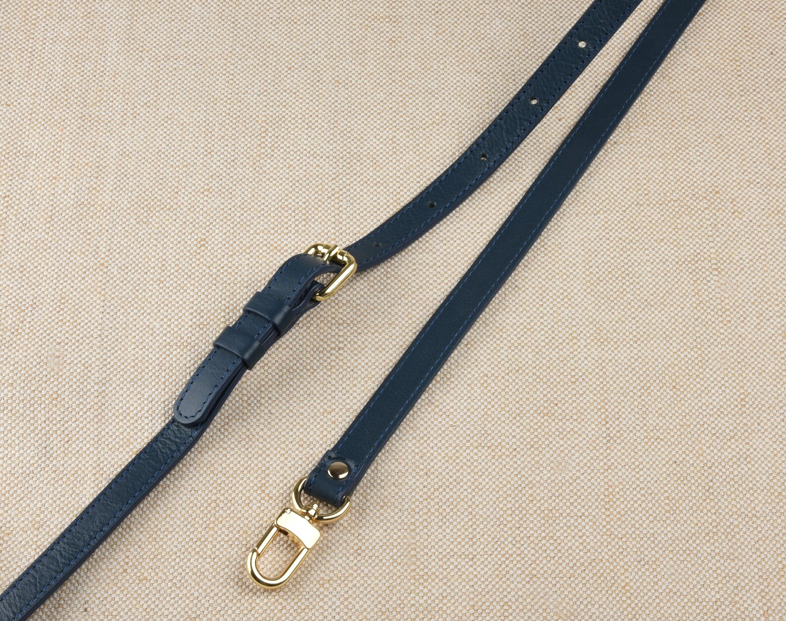 Blue Faux Leather Purse Strap Replacement Crossbody Strap Etsy