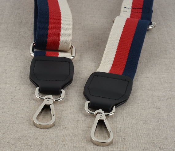 Off-white Red and Blue Bag Strap Adjustable Crossbody Purse  display picture 3