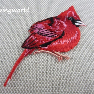 Iron-on Patch, Bird Flower Patch, Embroidered Appliques for Jeans, Shirts, Shoes, Bags image 9