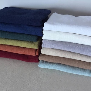 Half Yard Soft Linen and Cotton Gauze Fabric