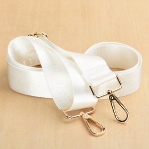 Ersatzgurt für Crossbody-Taschen in Weiß 4 cm