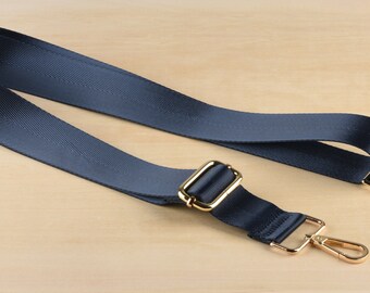 navy purse strap