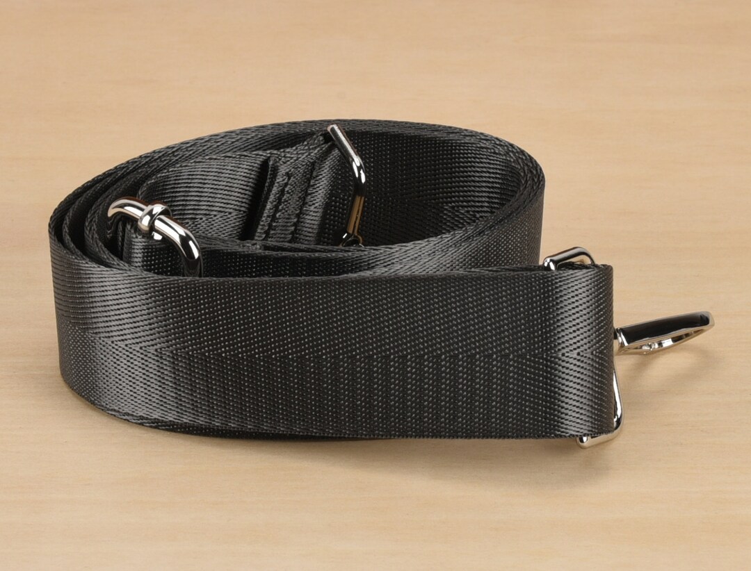 Dark Gray Nylon Bag Strap Adjustable Crossbody Strap for Etsy Canada