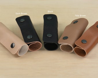 Genuine Leather Luggage Handle Wrap Multiple Colors