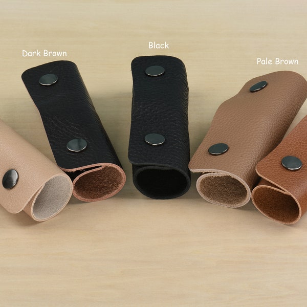 Genuine Leather Luggage Handle Wrap Multiple Colors