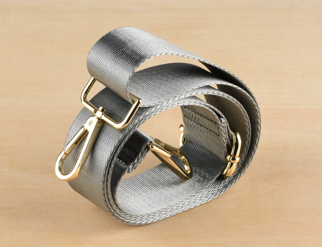 Gray Nylon Bag Strap Adjustable Crossbody Strap 1.5 Wide Etsy