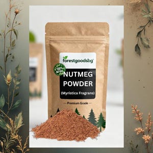 Organic Nutmeg Powder | Myristica Fragrans | Culinary Spice & Craft Ingredient | Baking, Soap Making  Potpourri | savory cooking |