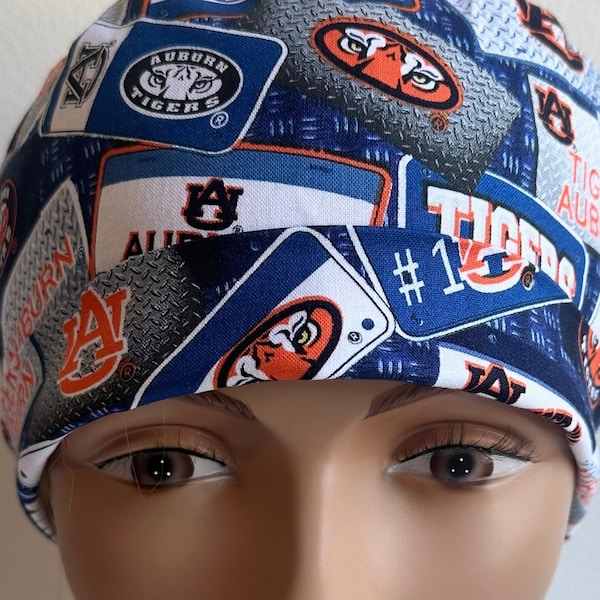 Auburn Tigers - Adjustable, Fold Up Scrub Hat