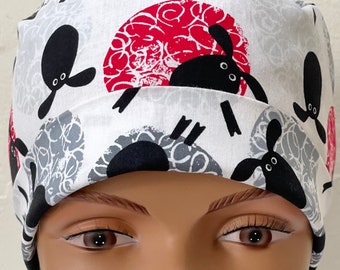 Sheeps - Adjustable, Fold Up Scrub Hat