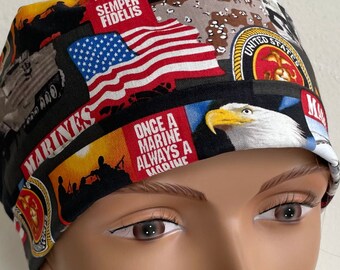 Marines Fold Up Scrub Hat - Adjustable