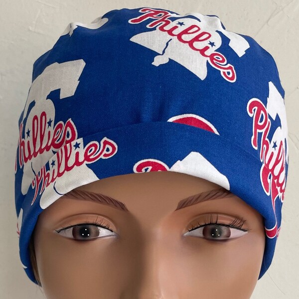 Phillies Scrub Hat - Adjustable, Fold Up