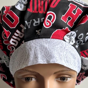 Ohio State Bouffant Scrub Hat