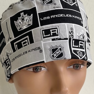 Los Angeles Kings Hockey. Adjustable, Fold Up Scrub Hat