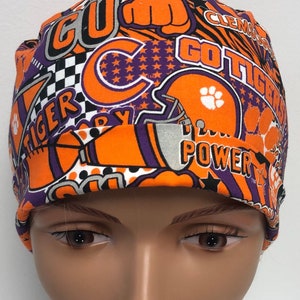 Clemson University - Adjustable, Fold Up Scrub Hat