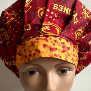 Cyclones Bouffant Scrub Hat