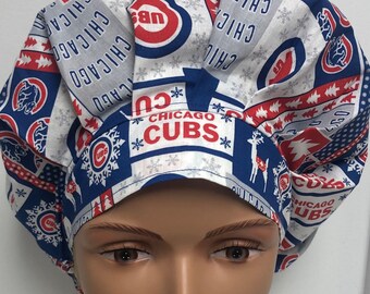 Chicago Cubs Winter - Bouffant Scrub Hat