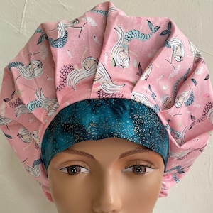 Mermaids - Bouffant Scrub Hat