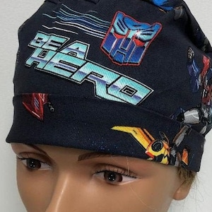 Transformers Scrub Hat - Adjustable, Fold Up