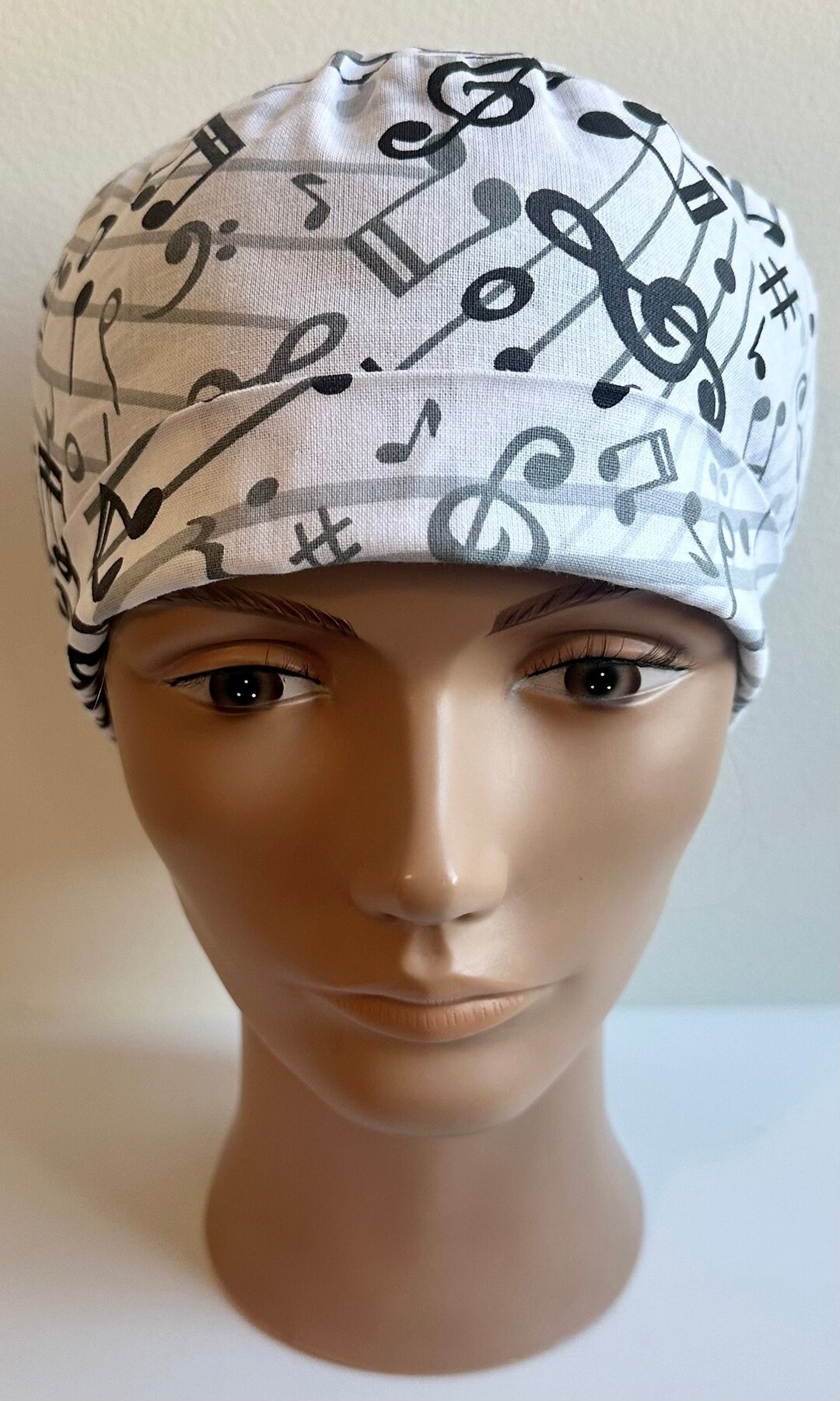 Music Notes - Adjustable, Fold up Scrub Hat. - Etsy