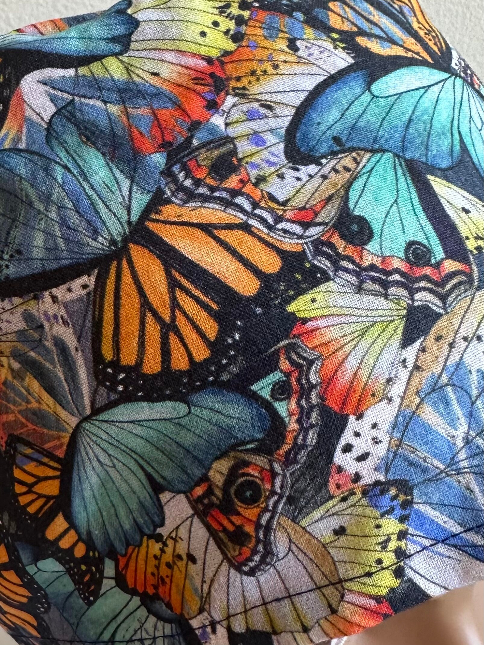 7 Scrub Hats Bouffant Ponytail Butterflies, Parrot, Geometric, Roses Excellent Women main image 4