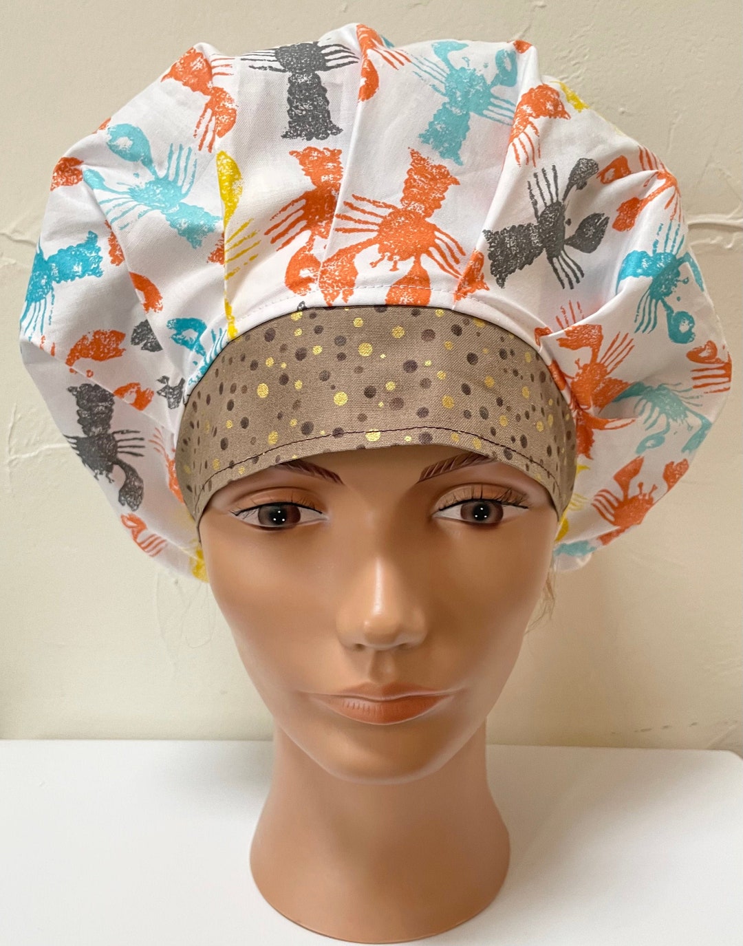 Lobsters Bouffant Scrub Hat. Etsy