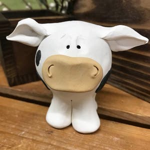 Cow Sculpture, Cow Figurine, Cow, Decorative Cow, Farm Decor