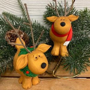 Reindeer Ornament, Christmas Reindeer Ornament, Reindeer, Christmas Ornament, Rudolph