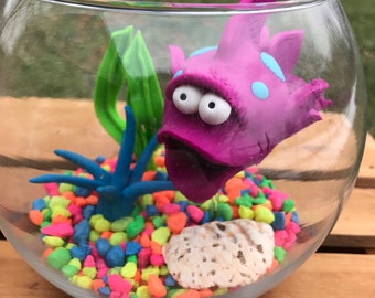 Fish Fish Bowl Fish Tank Fish In Bowl Pet Fish Large Etsy
