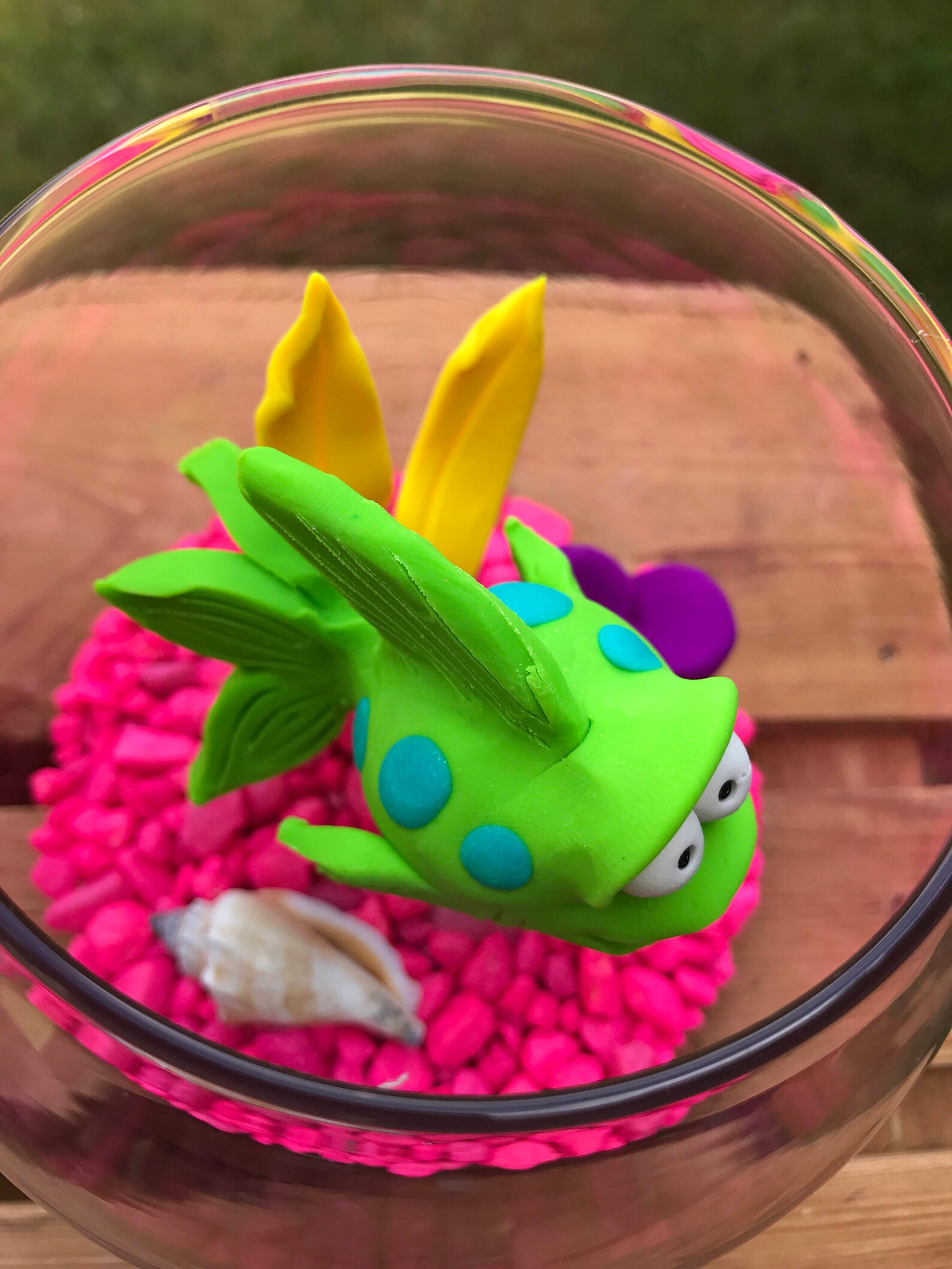 Fish Bowl Aquarium Small Fish Bowl Pet Fish Clay Fish Etsy