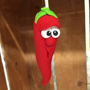 Chili Pepper Ornament, Chili Pepper Christmas Ornament, Pepper Ornament, Vegetable Ornament, Holiday Farm Vegetable