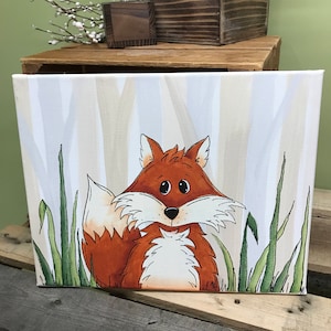 Fox Wall Art, Woodland Nursery, Fox Print, Fox Wall Decor. Woodland Wall Art, Fox Decor, Woodland Decor, Nursery