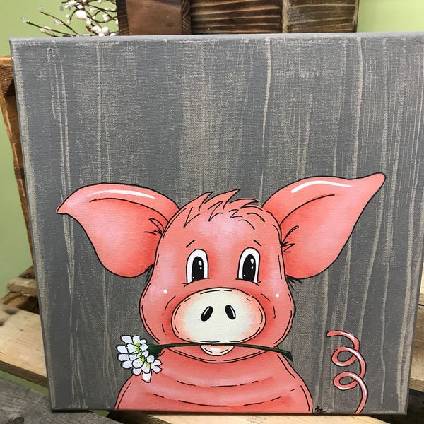 Pig Wall Art, Farm theme, Farm Nursery, Pig Print, Farm Animal Wall Art, Pig Decor, Farm Decor, Nursery, Pigs, Pig Art, Farmhouse Decor