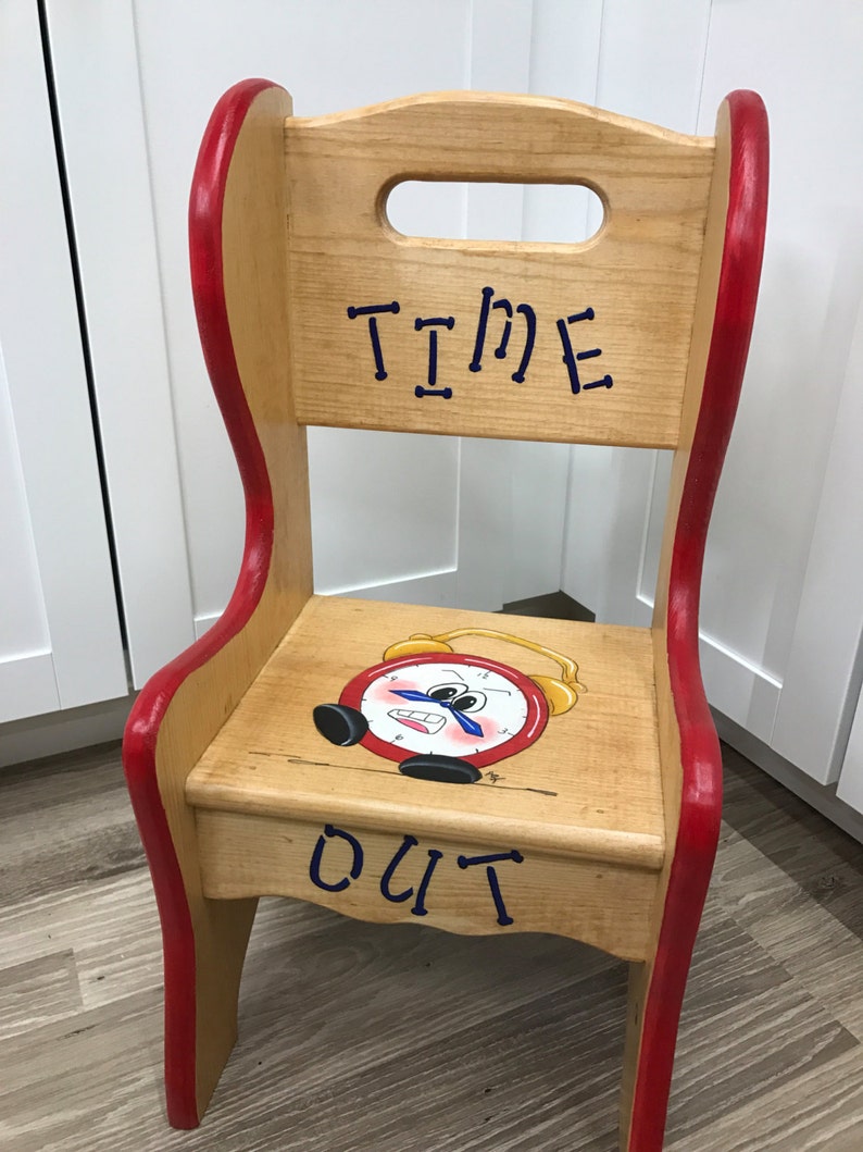 Time Out Chair, Kids Chair, Time Out Seat, Handmade Chair, Children's Time Out Chair, Time Out image 1