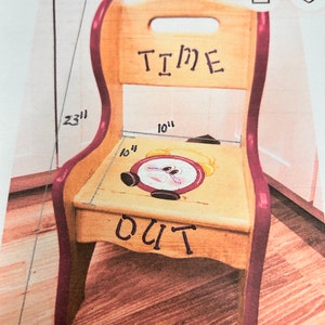 Time Out Chair, Kids Chair, Time Out Seat, Handmade Chair, Children's Time Out Chair, Time Out image 6