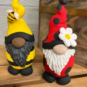 Gnomes, Bee Gnome, Ladybug Gnome, bug Gnome, Spring Gnome, Bumble Bee, Bee, Lady Bug