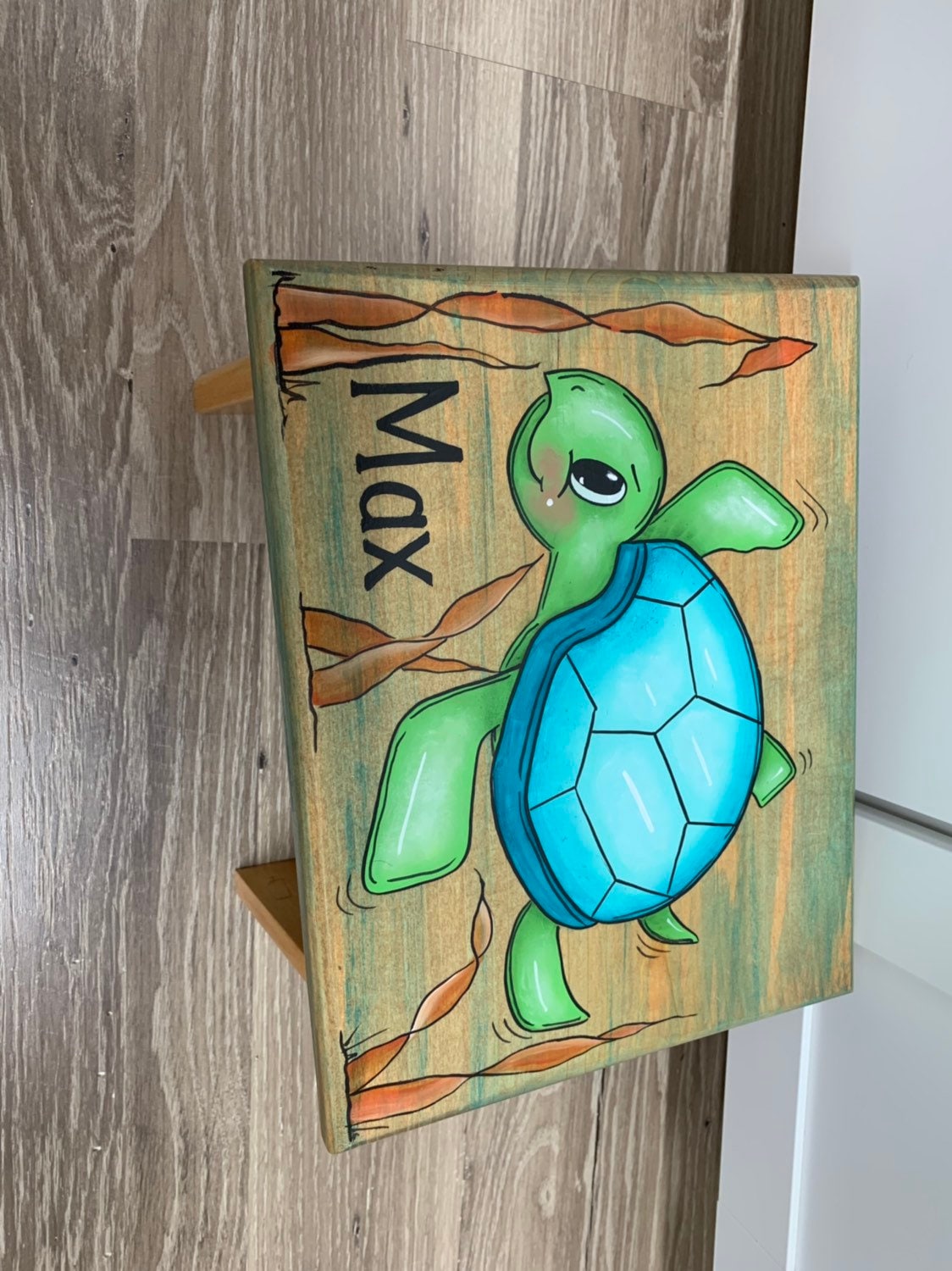 Turtle Stool Personalized Sea Turtle Step Stool, Handmade Wooden Kids Stool - Etsy
