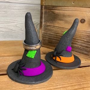 Witches Hat Ring Cone, Halloween Ring Holder, Ring Cone, Hallween decor, Witches Hat