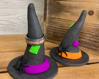 Witches Hat Ring Cone, Halloween Ring Holder, Ring Cone, Hallween decor, Witches Hat