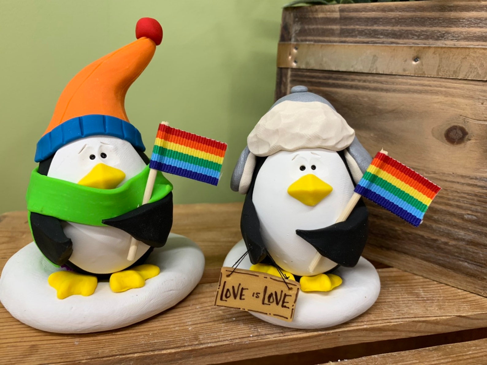 LGBTQ Pride Pride Penguin Love is Love Penguin Gay Pride Etsy