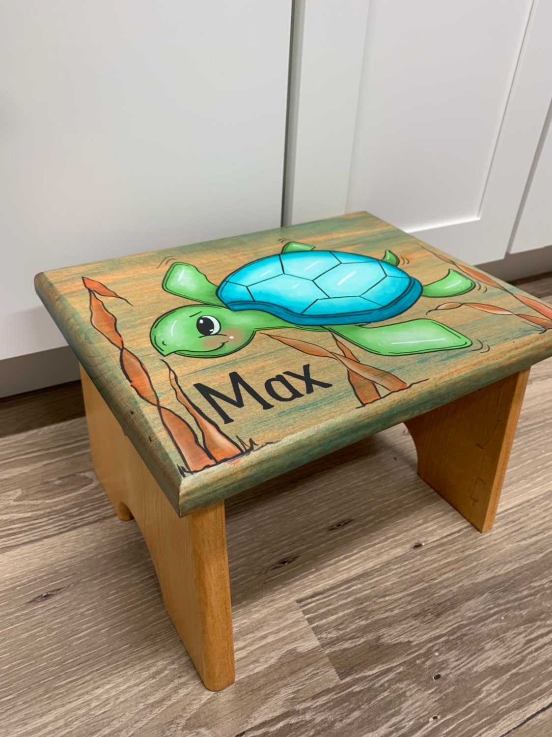 Turtle cheap step stool