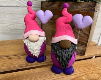 LIMITED EDITION Gnomes, valentine Gnome, Holiday Gnome, Love Gnome, Valentine’s Day Gnome, black valentine gnome, love