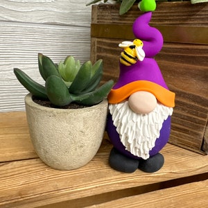 Gnome with Plant, succulent, gnomes, home decor