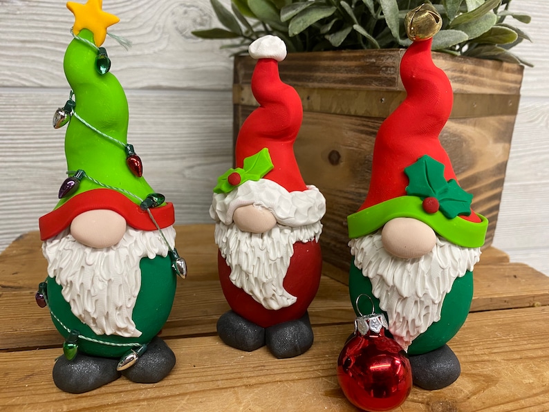 Gnomes  Christmas Gnome Holiday Gnome Santa Gnome Elf image 1